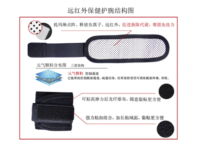 保健護具新選擇 自發熱托瑪琳運動護腕，石家莊奧非特醫引領健康守護